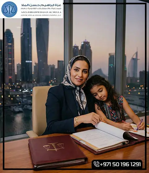 الأم الحاضنة في القانون الإماراتي